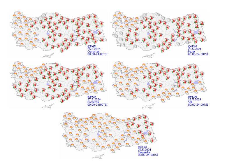 Meteorolojiden bölge ve saat verip uyardı! Fırtına geliyor 12